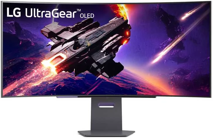 LG 45GS95QX-B computer monitorius 114.3 cm (45") 3440 x 1440 pikselių Wide Quad HD OLED Juodas