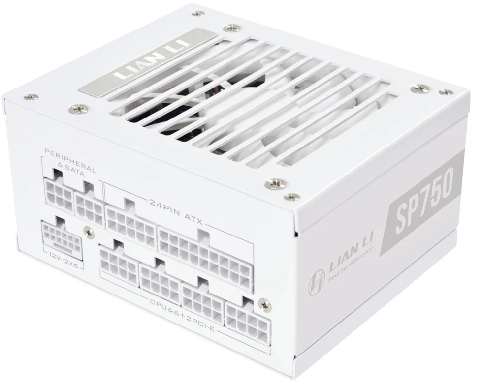 Lian Li SP750 V2 Gold maitinimo šaltinis, modulinis, ATX 3.1 "750 W", baltas