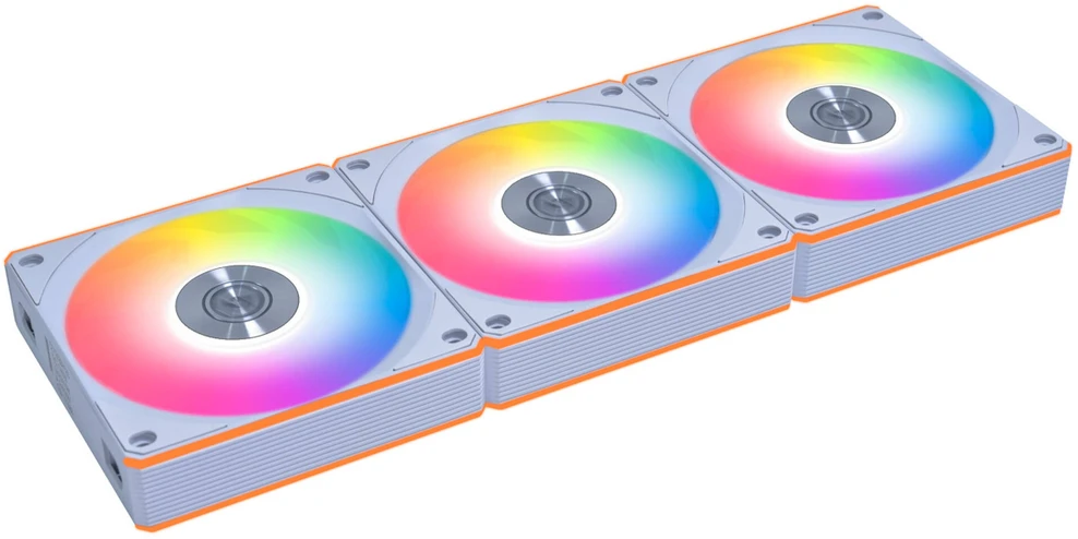 Lian Li UNI FAN CL Wireless korpuso ventiliatorius, 3er-Pack – 120mm, baltos spalvos