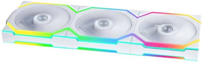 Lian Li UNI FAN SL Wireless ARGB PWM korpuso ventiliatorius, 3er-Pack su valdikliu- 120 mm, baltos spalvos