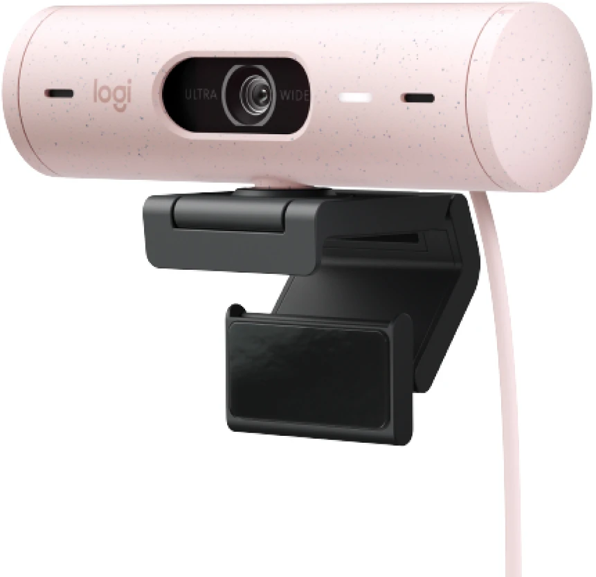 Internetinė kamera Logitech BRIO 500, Rožinės spalvos