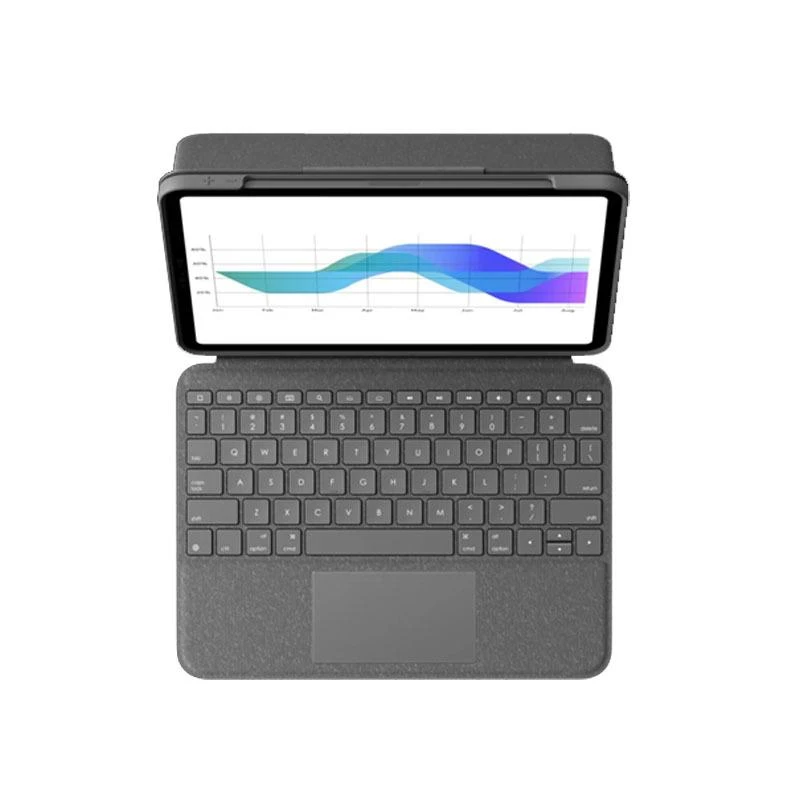 Logitech Folio Touch dėklas skirtas iPad Air 4 Gen. (Klaviatūros kalba – Vokiečių)