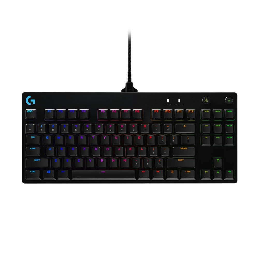 Mechaninė Žaidimų Klaviatūra Logitech G Pro, GX Blue Clicky Switches, DE išdėstymas