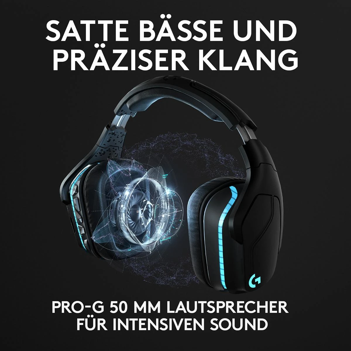 LOGITECH G935 Belaidės 7.1 Surround Sound LIGHTSYNC Ausinės Žaidimams - 2.4GHZ - EMEA
