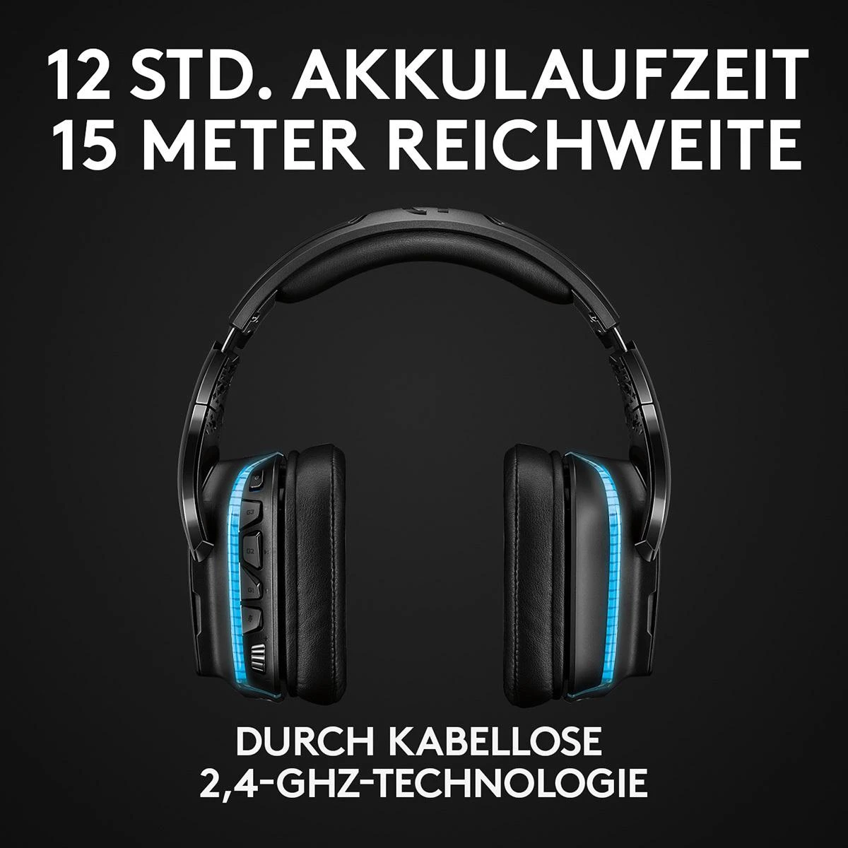 LOGITECH G935 Belaidės 7.1 Surround Sound LIGHTSYNC Ausinės Žaidimams - 2.4GHZ - EMEA
