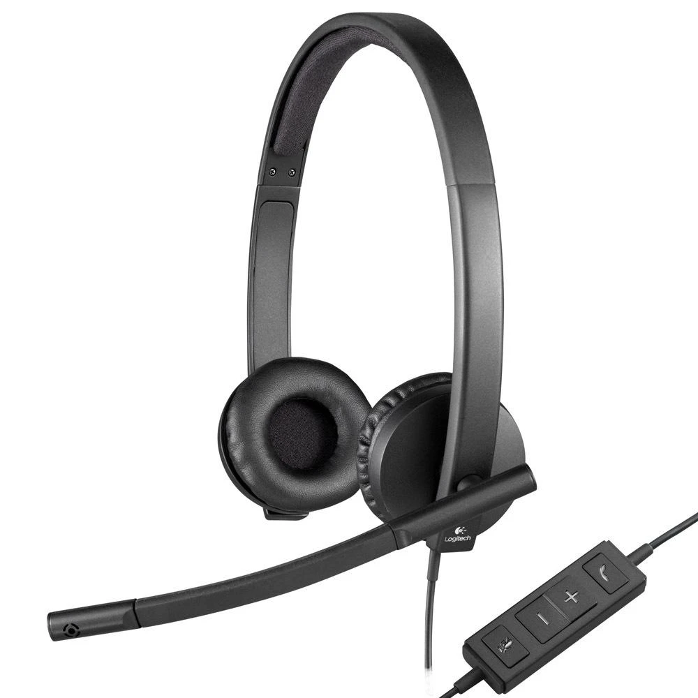LOGITECH USB Ausinės H570e Ausinės on-ear su laidu