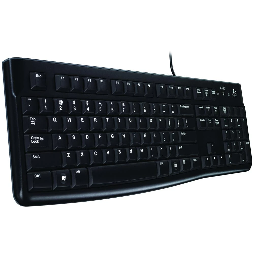 Logitech klaviatūra K120 su laidu, DE išdėstymas