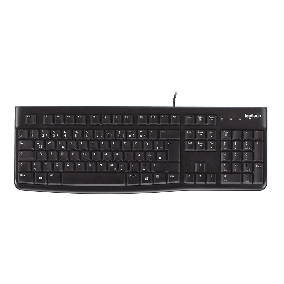 Logitech klaviatūra K120 su laidu, DE išdėstymas