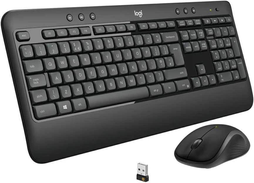 Belaidis pelės ir klaviatūros rinkinys Logitech MK540 Advanced, išdėstymas: UK (Qwerty)