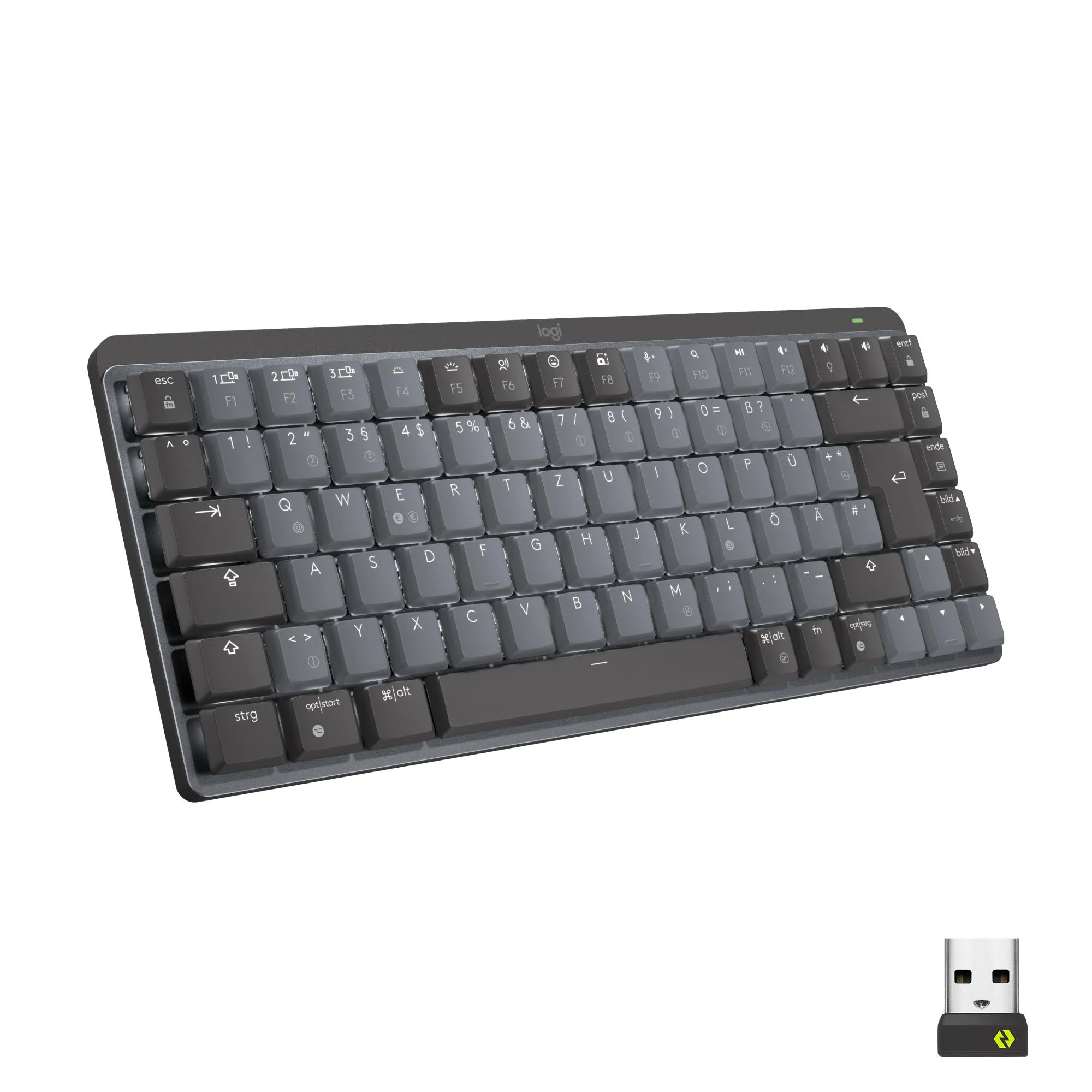 Klaviatūra Logitech Master Series MX Mechaninė Mini Graphite