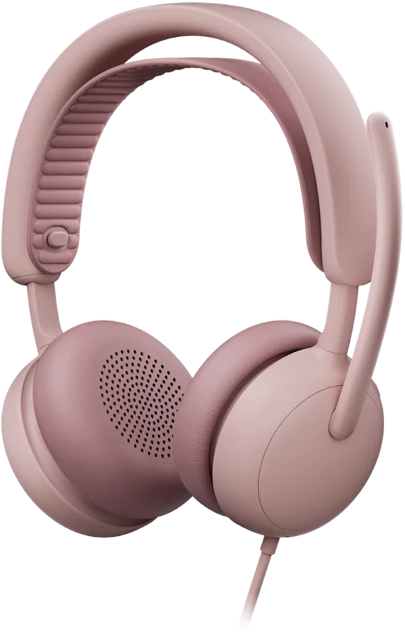 Logitech Zone su laidu 2 skirta Business, su laidu, 20 - 20000 Hz, Calls/Music, 223.5 g, Ausinės, Rose