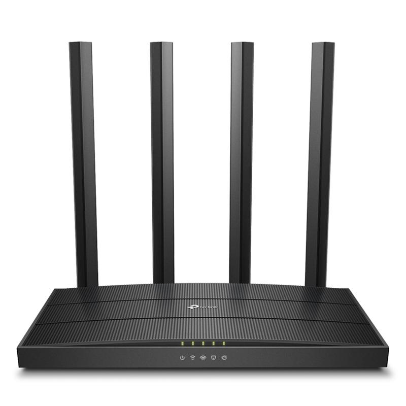 TP-Link Archer C6 WLAN maršrutizatorius AC1200 dviejų dažnių, 1 gigabito WAN, 4 gigabito LAN