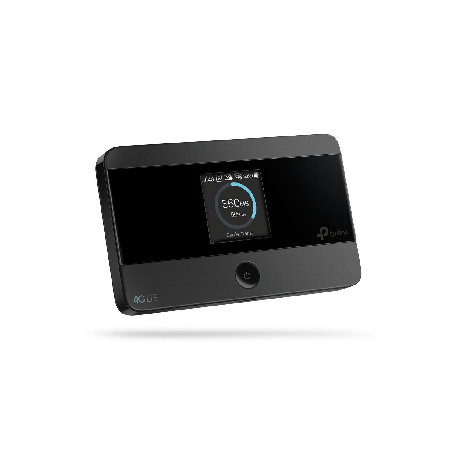 Modemas TP-LINK mobilusis 4G LTE WLAN Maršrutizatorius su integr.4G modemu, SIM kortelės lizdas, 1,4 colio TFT Ekranas, 2550 mAH Akku, Micro SD kortelės lizdas