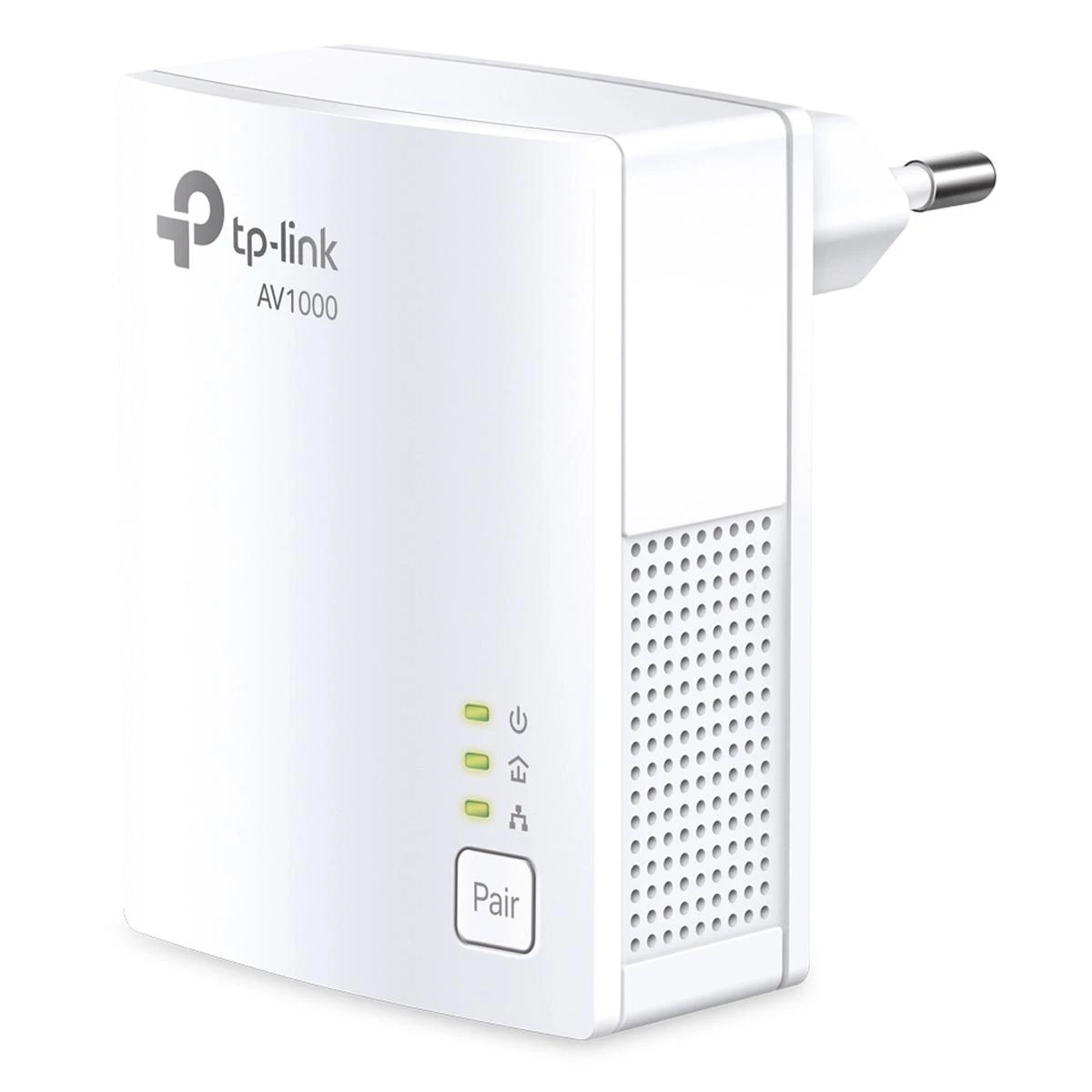 Šakotuvas TP-Link AV1000 Gigabit Powerline Set mit Steckdosen 2x Adapteris, bis zu 1.000 Mbit/s, Homeplug AV2, 1x Gigabit Ethernet