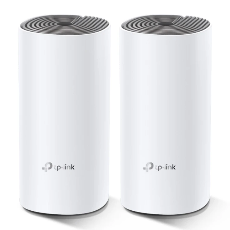 Šakotuvas TP-Link Deco E4 (3-pack) Dviguba juosta (2,4 GHz / 5 GHz) Wi-Fi 5 (802.11ac) Balta, Pilka 2 Vidinis