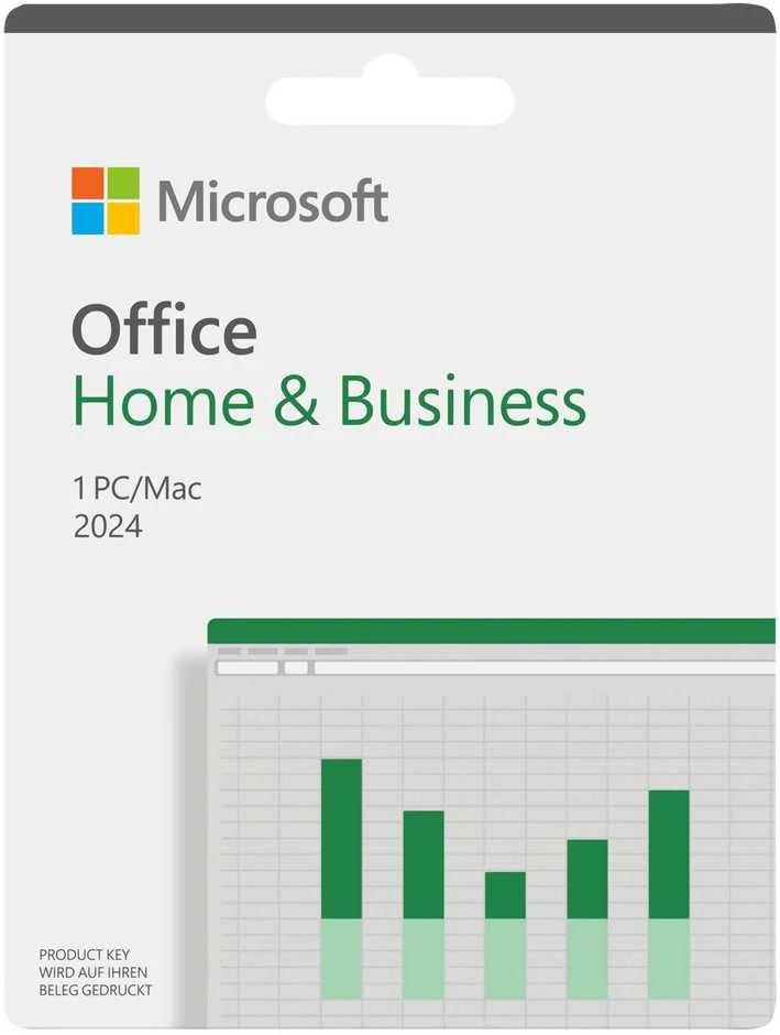 Microsoft® Office Home and Business 2024 visomis kalbomis EuroZone Online Product Key License 1 License Atsisiunčiama ESD NR