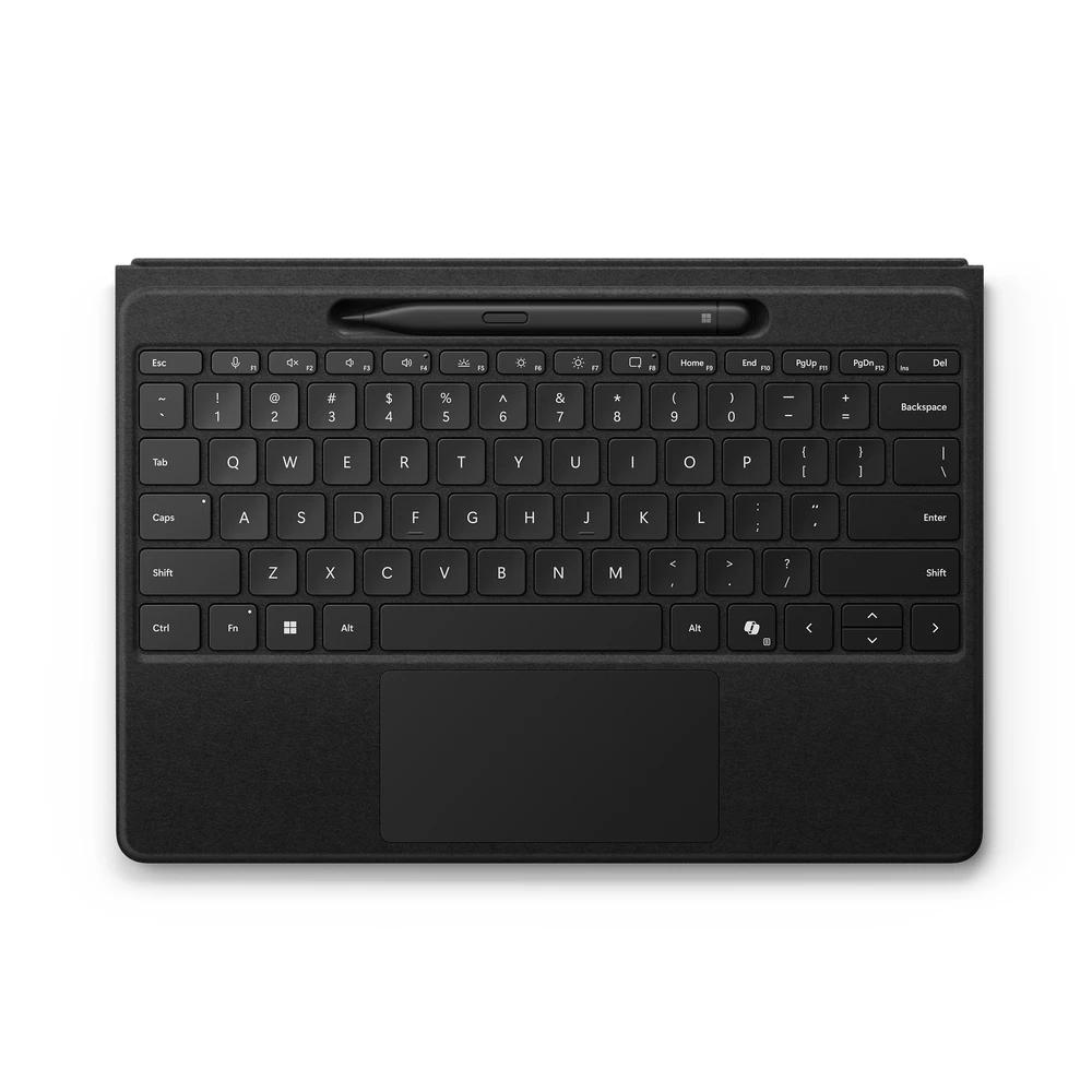 Microsoft Surface Pro Flex klaviatūra su rašikliu – juoda