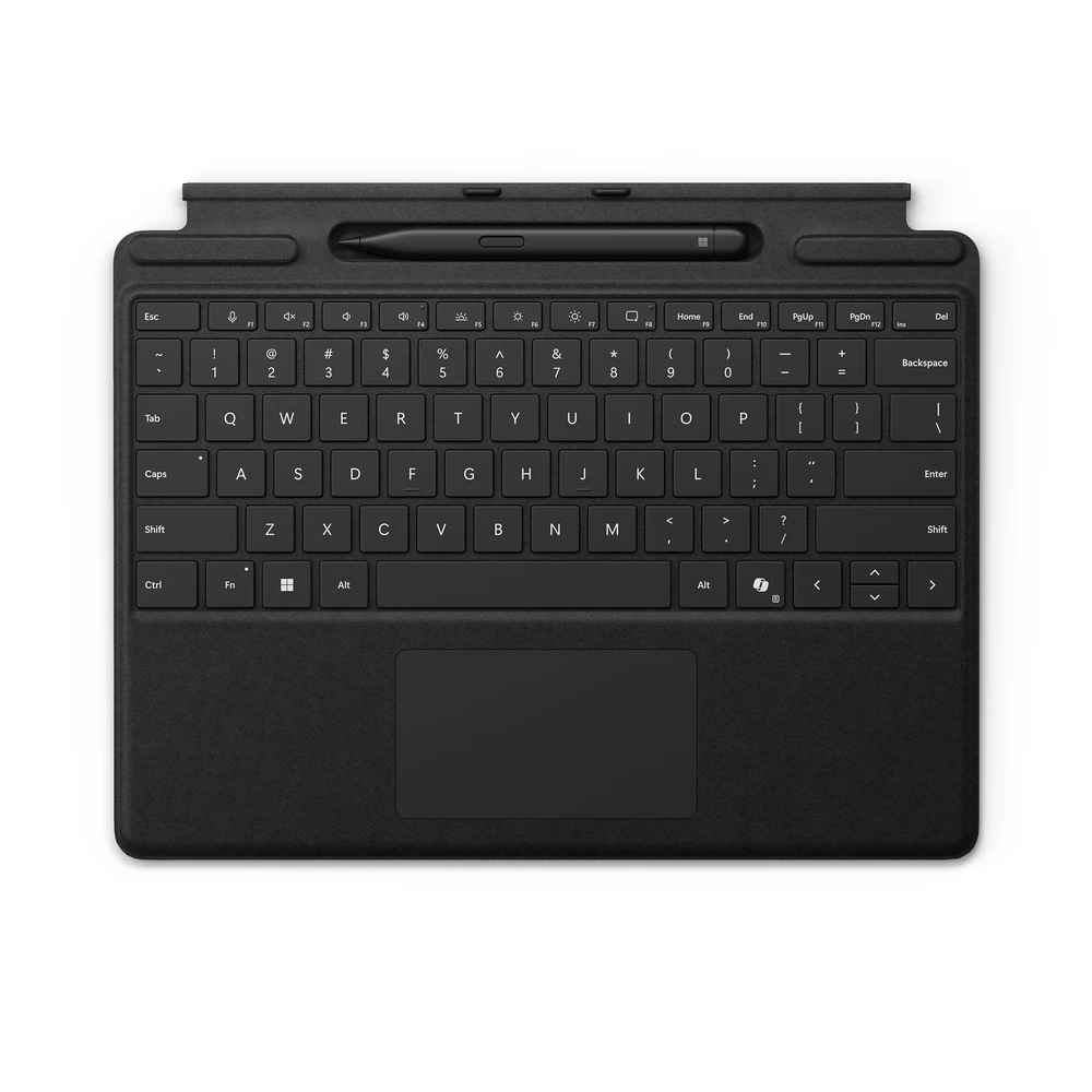 Microsoft Surface Pro Klaviatūra with Slim Pen, klaviatūra - juodas, DE-išdėstymas, for Surface Pro (11. Edition)/10 verslui/9/8