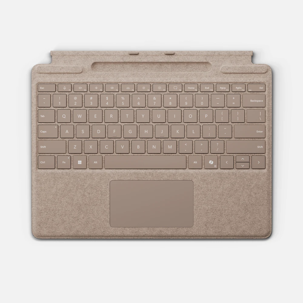 Microsoft Surface Pro klaviatūra su rašiklio saugykla – smėlio