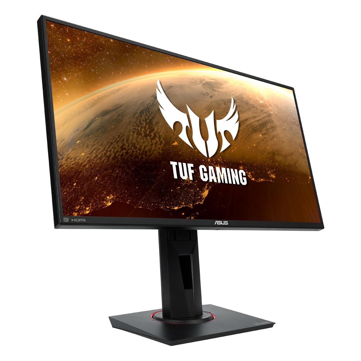 Monitorius ASUS TUF Gaming VG259Q LED, IPS, „Full HD“, adaptyvusis  sinchronizavimas, 144 Hz, 1 ms, aukščio reguliavimas, sukimasis,  garsiakalbiai, Juodas | Varle.lt