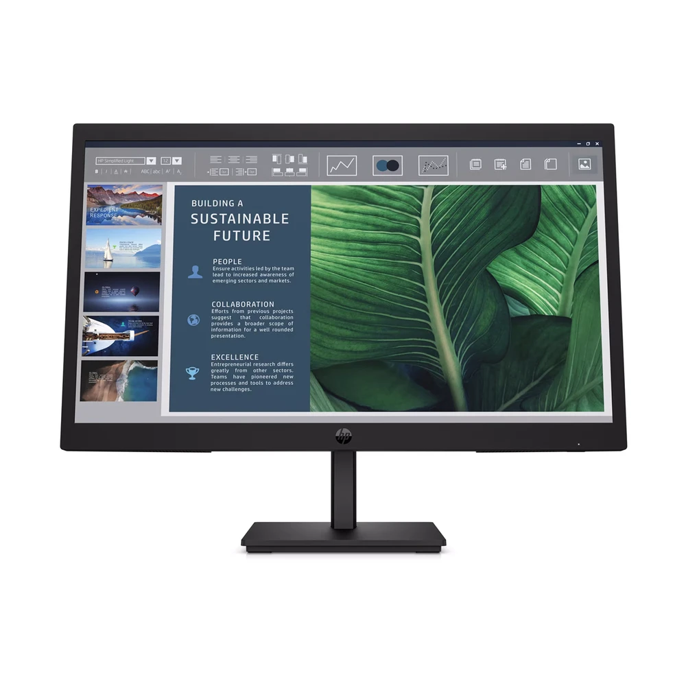 HP 322pv Series 3 Pro FHD monitorius - 21.45" 1920x1080 FHD 250-nit 100Hz AG, VA, HDMI/VGA, pakreipimas, 3 metimai (pakeičia P22v)