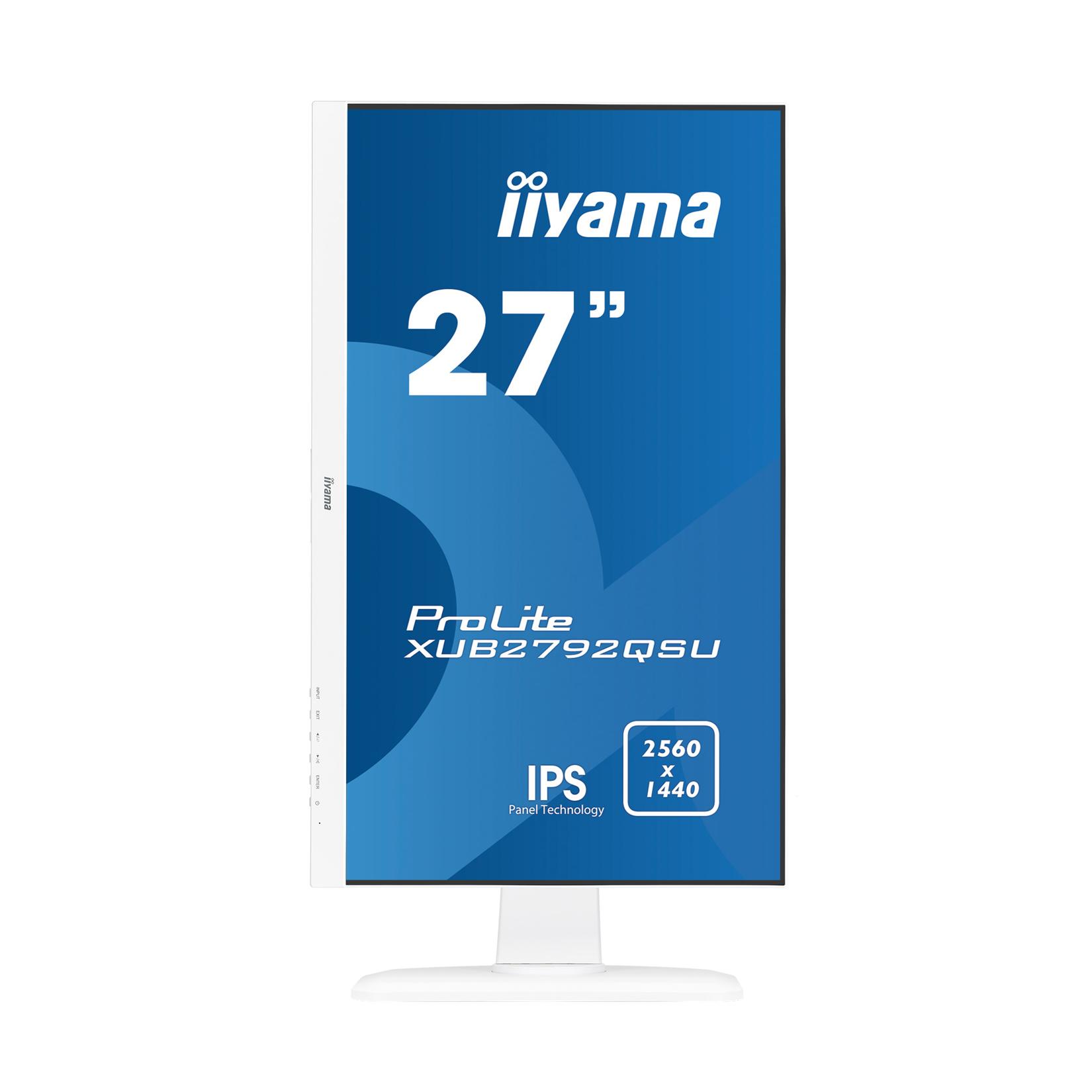 Monitorius Iiyama ProLite LED IPS 27" XUB2792QSU-W1 FHD 2560x1440p 16:9 ...