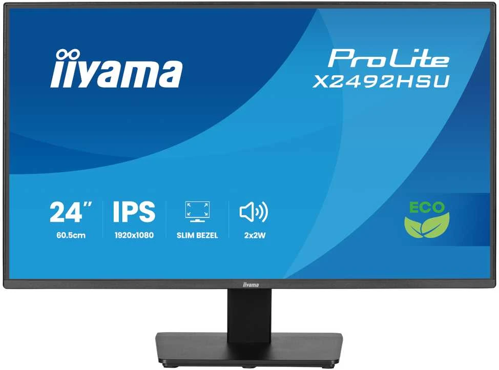 iiyama ProLite XB2492HSU-B1 computer monitorius 60.5 cm (23.8") 1920 x 1080 pikselių Full HD LED Juodas