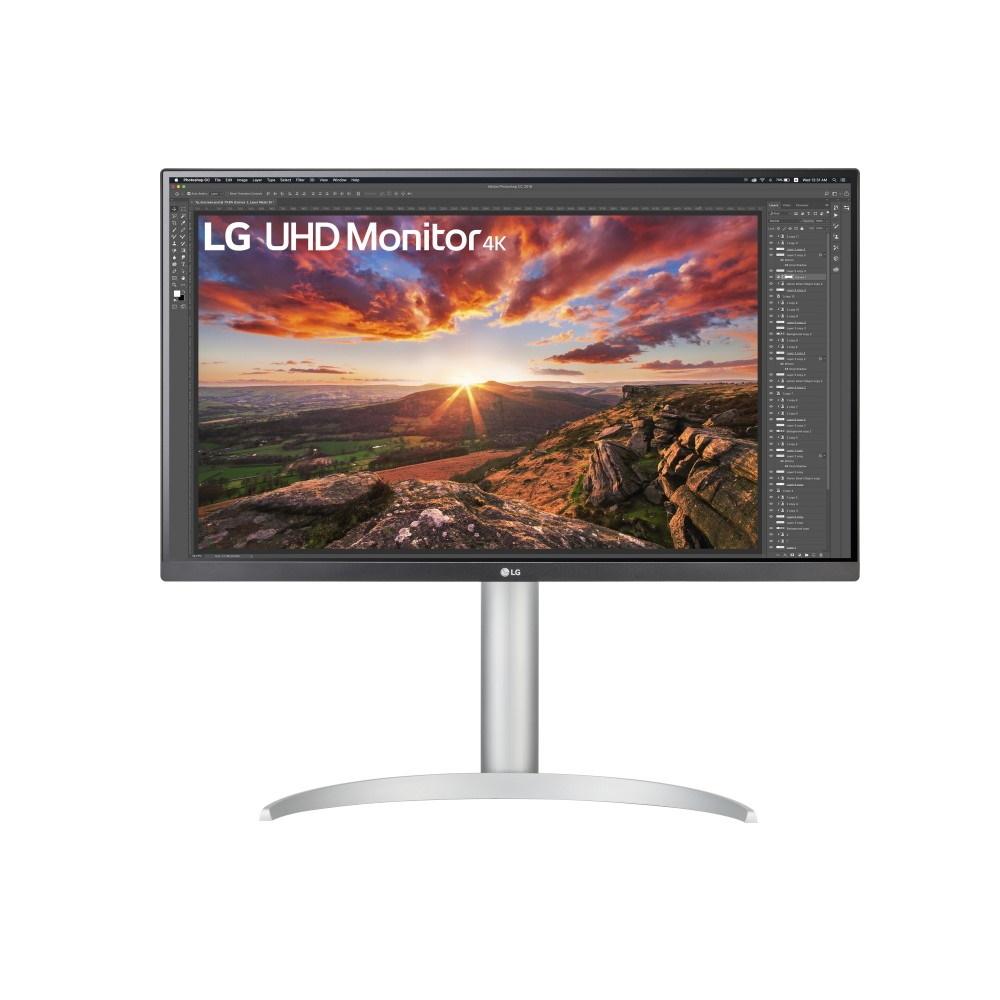 Monitorius LG 27UP850-W – 68,4 cm , LED, IPS , 4K-UHD, AMD FreeSync, HDR  400, aukščio reguliavimas, USB-C | Varle.lt