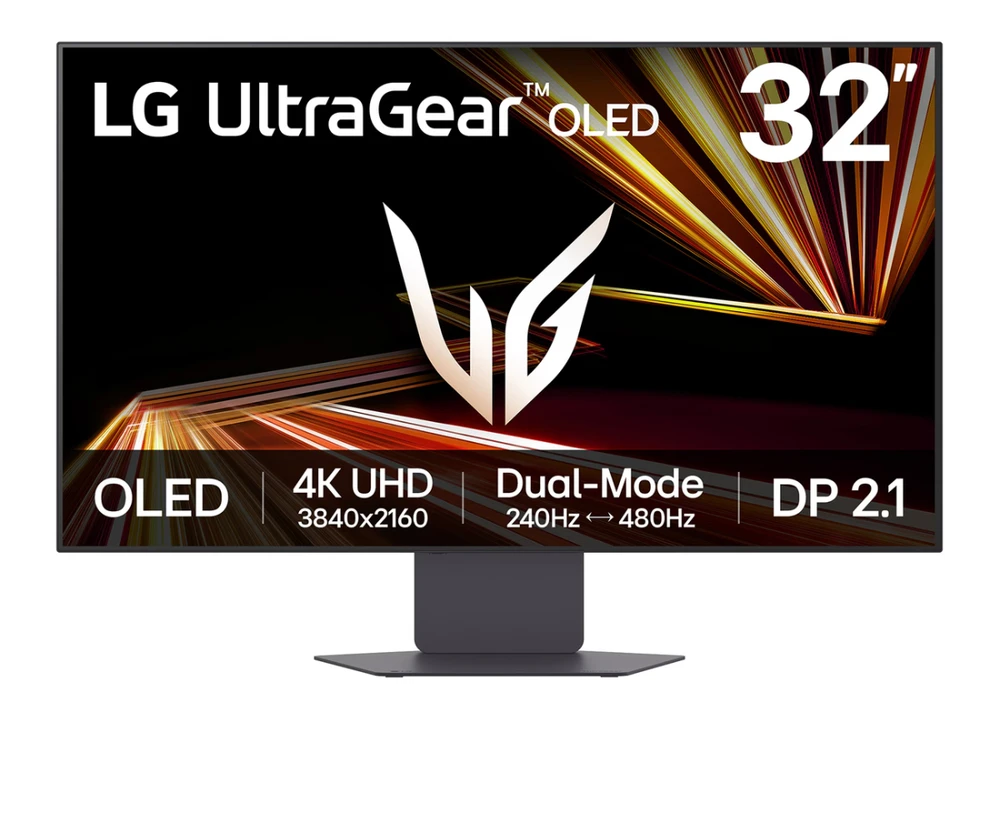 Monitorius LG UltraGear Evo AI 32GX870B-B - 480Hz Full HD | 240Hz 4K | Tandem OLED | 31.5" | HDR500 | USB-C PD90W