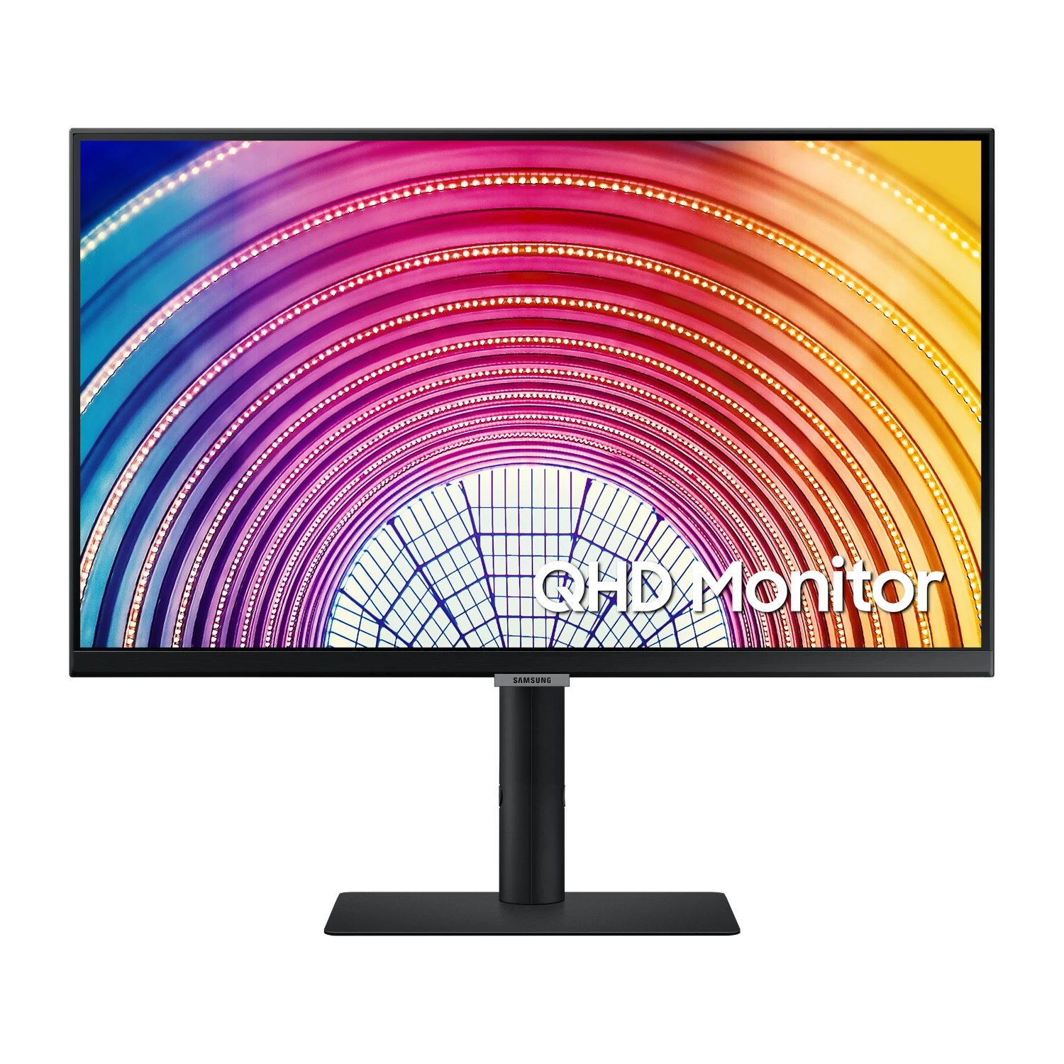 Monitorius „Samsung S32A600“ 32 colių berėmis ekranas, 16:9, 2560x1440, VA, 4 ms, HDR10, HAS / Pasukamas / Pakreipiamas, 130 mm, HDMI / DP, USB3.0 šakotuvas, VESA 100