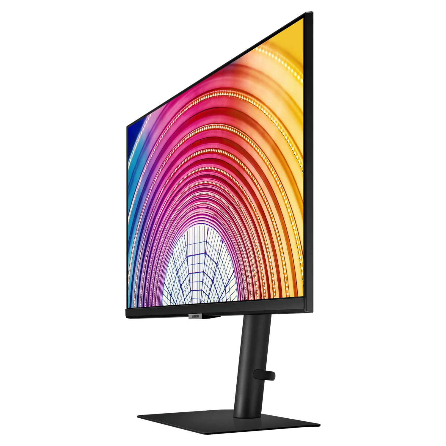 Monitorius „Samsung S32A600“ 32 colių berėmis ekranas, 16:9, 2560x1440, VA, 4 ms, HDR10, HAS / Pasukamas / Pakreipiamas, 130 mm, HDMI / DP, USB3.0 šakotuvas, VESA 100
