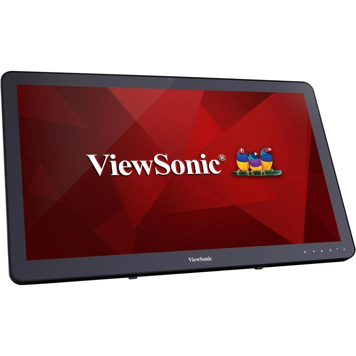 Monitorius ViewSonic 24" 16:9 (23,6") 1920 x 1080, SuperClear® VA, 10 taškų, PCAP su 200 nitų (lietimo modulis), VGA, HDMI, DisplayPort, 2 USB, garsiakalbiai, knygų stendo stilius