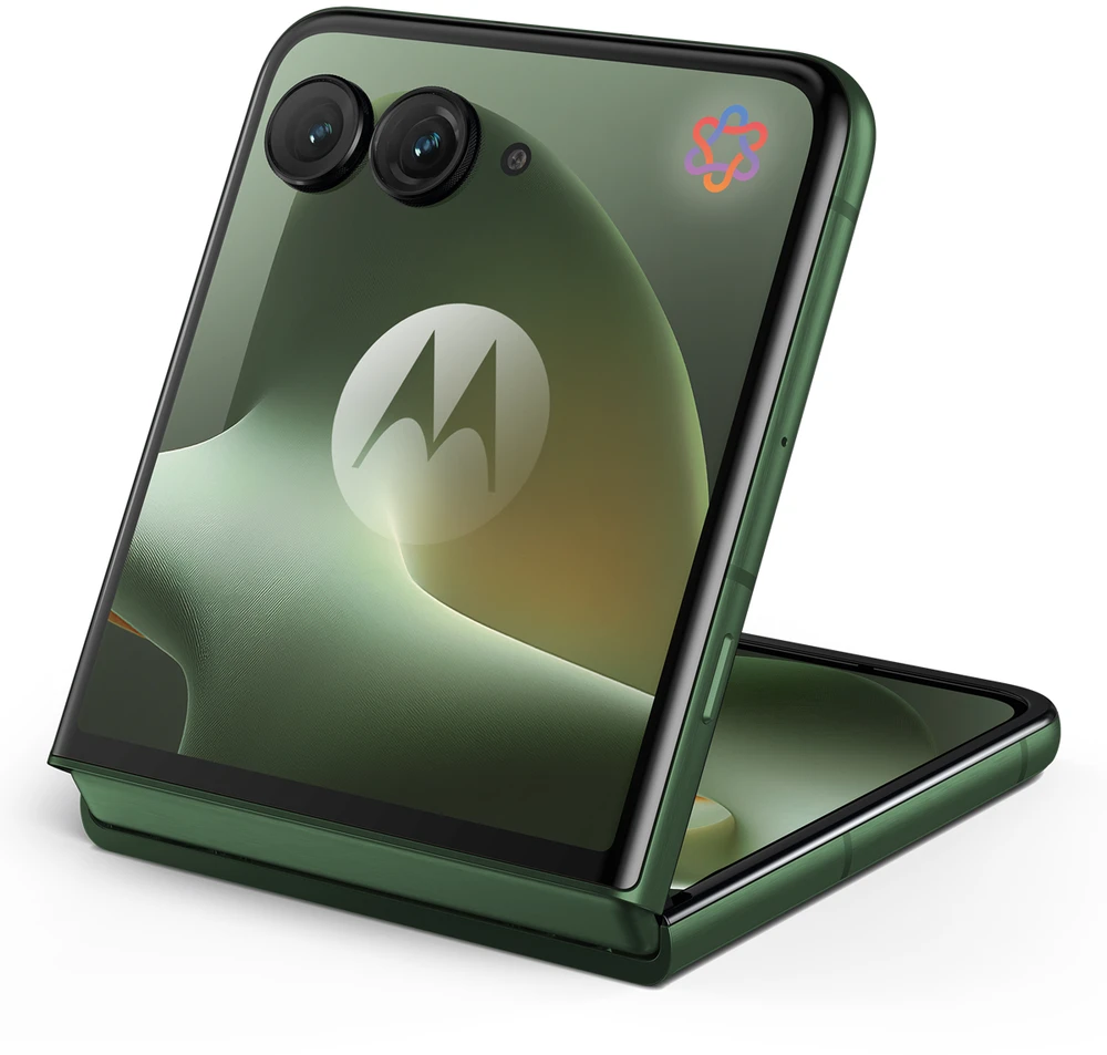 „Motorola Razr 70 Plus 5G“ su dviem SIM kortelėmis, 12 GB RAM, 512 GB RAM ir „Mountain View“