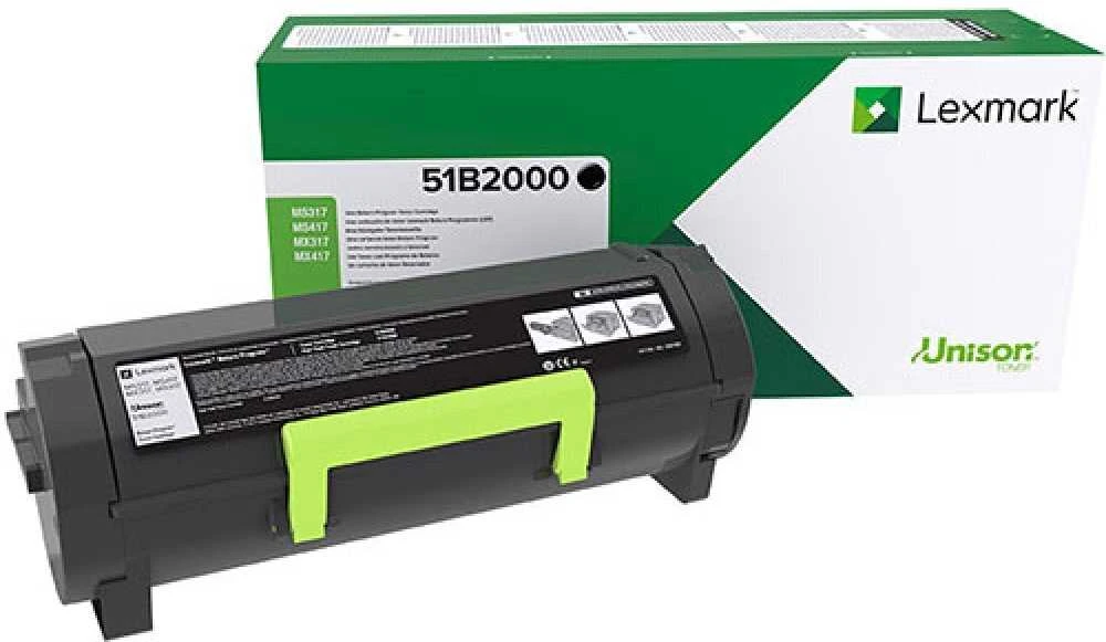 Lexmark MS/MX 3/4/5/617 51B2000 Monochrome lazerinis, Juodas