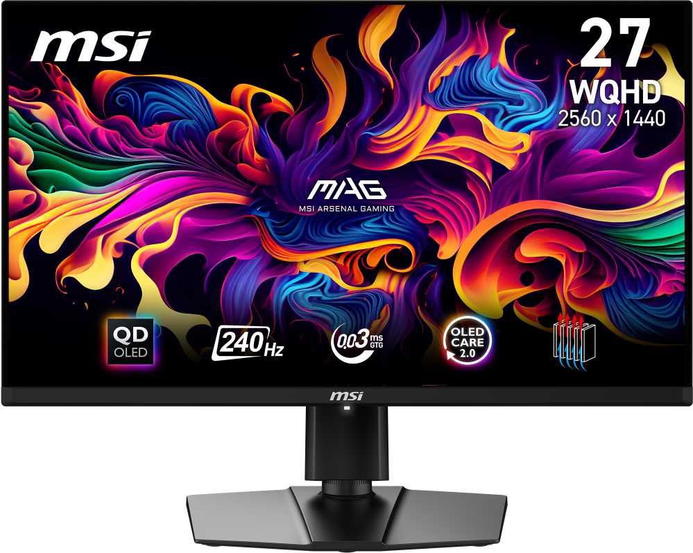 Monitorius MSI MAG 271QPXDE QD-OLED