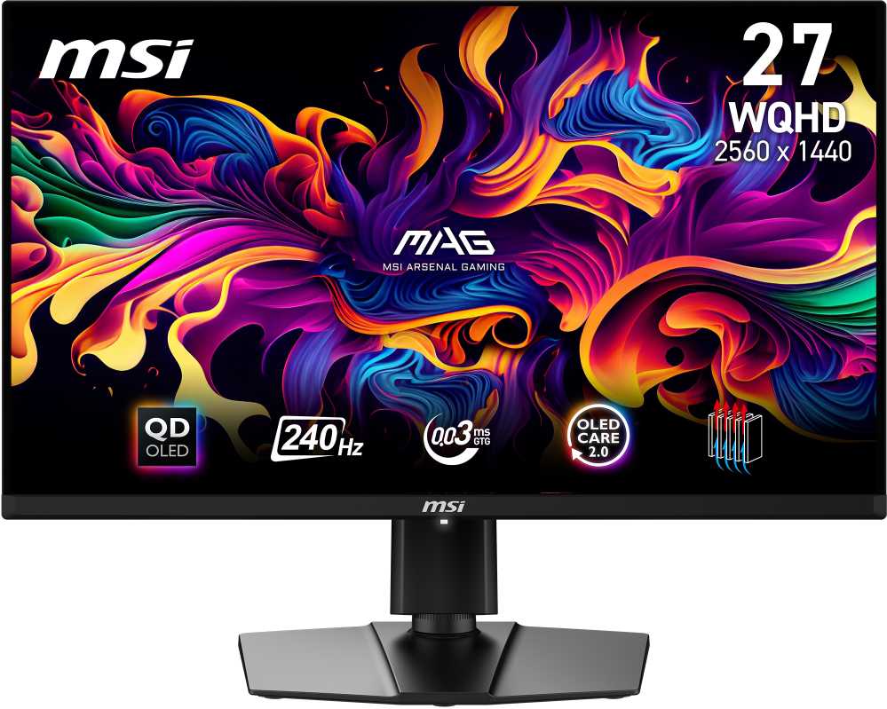 Monitorius MSI MAG 271QPXDE QD-OLED