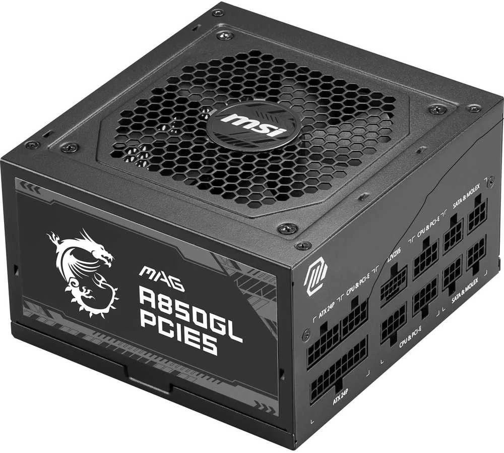 Maitinimo Blokas MSI MAG A850GL PCIE5/ATX 3.0 Compatible/PCIe 5.0 Ready/80 PLUS Gold/850W