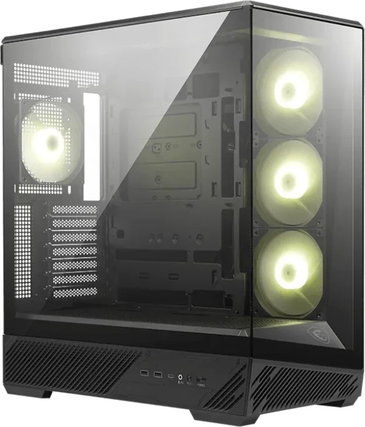 MSI MAG PANO 130R PZ kompiuterio korpusas Midi Tower Juodas