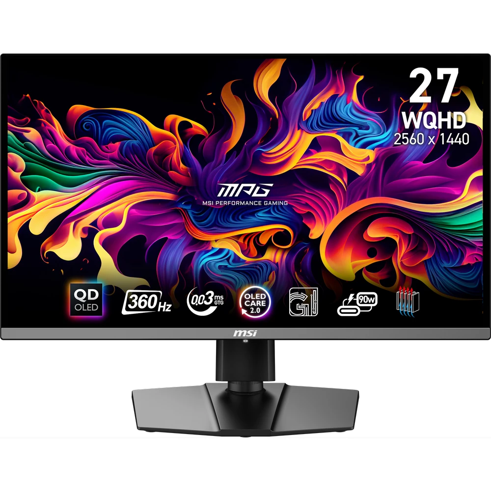 MSI MPG 271QRXDE QD-OLED Gaming Monitorius 67.31cm (26.5"")