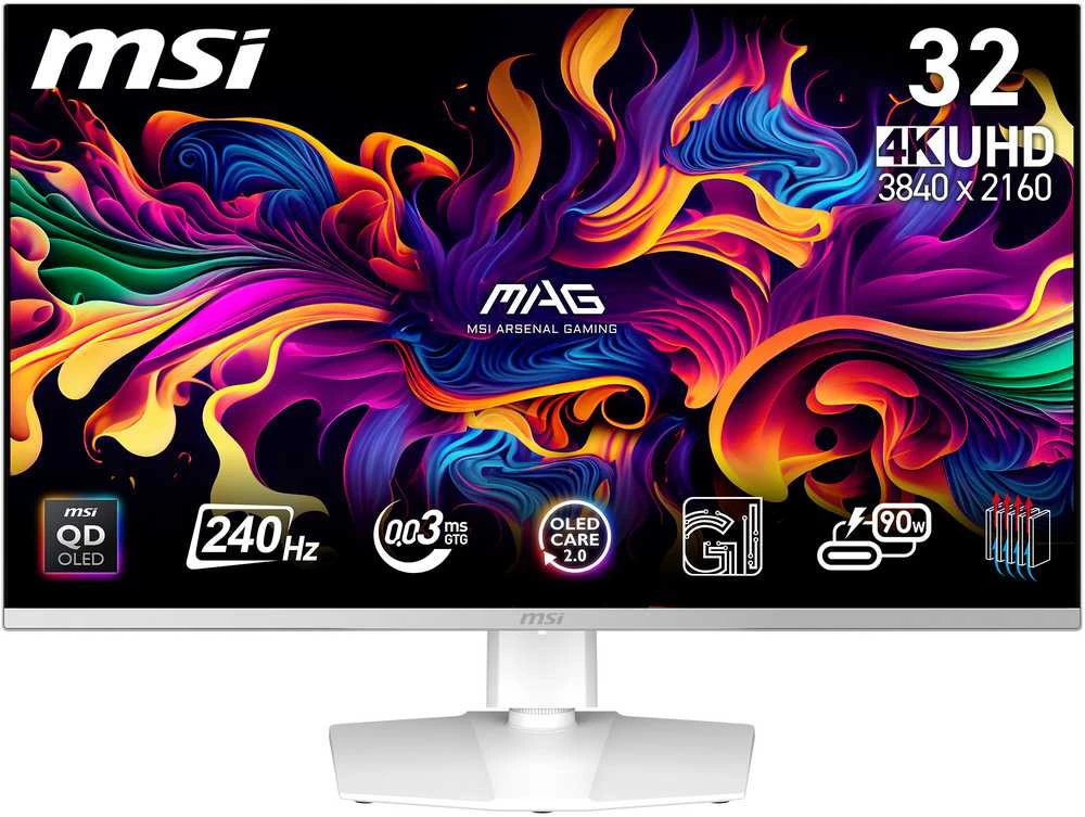 Monitorius 31.5"(80cm)TFT MSI MPG 321URXWDE 240Hz 3840x2160 Baltas