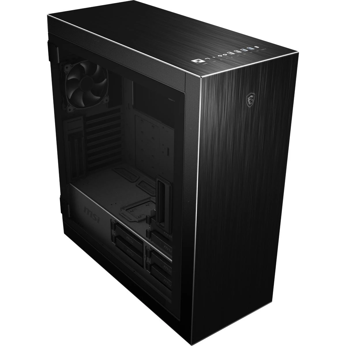MSI MPG SEKIRA 500P PC dėklas, Mid-Tower, USB 3.2, Juodas