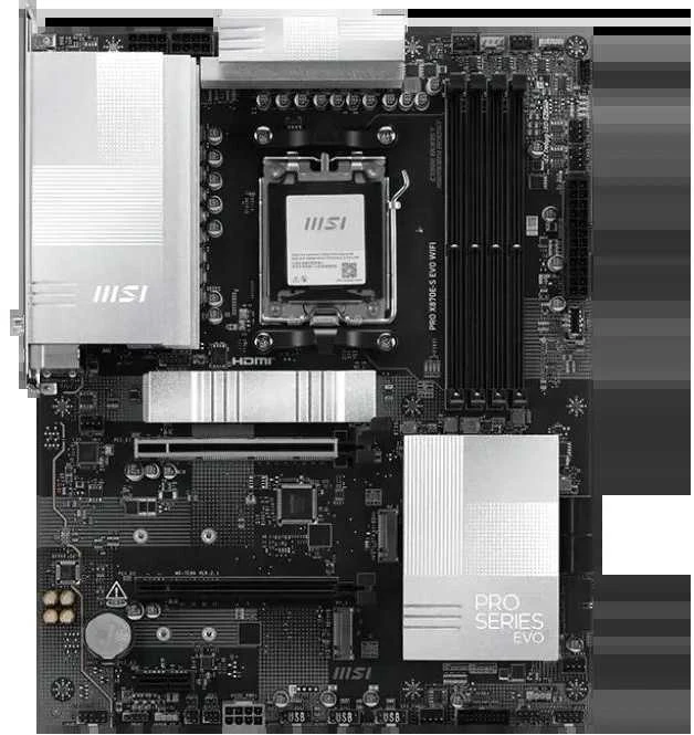 Pagrindinė plokštė MSI PRO X870E-S EVO WIFI AM5 ATX MB