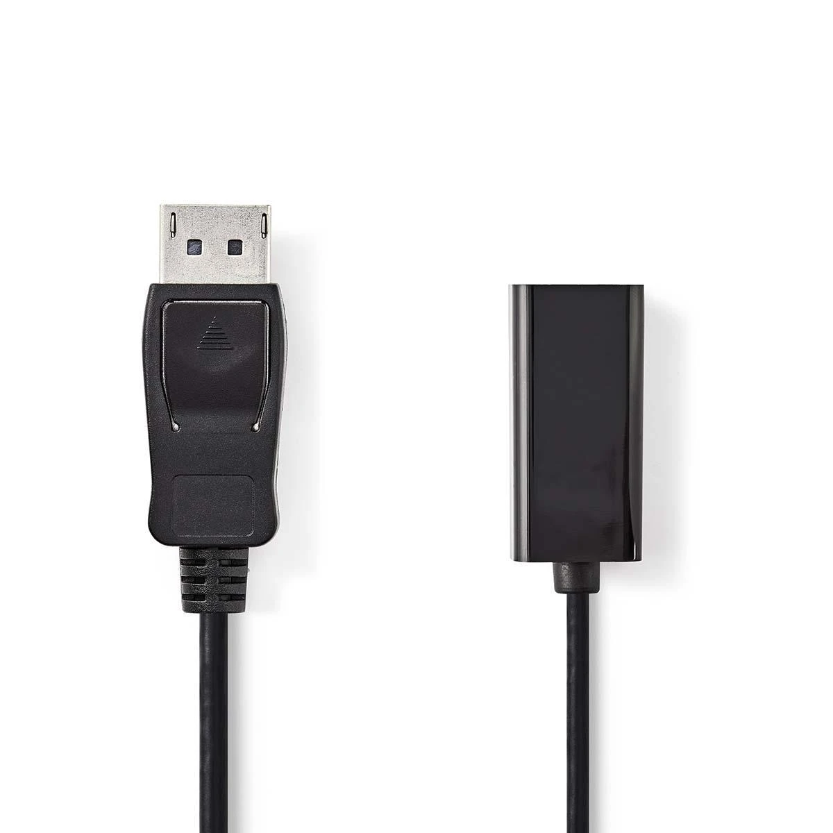 Nedis 0,2 m DisplayPort - HDMI-Kabelis, Juodas [DisplayPort-Stecker - HDMI-Buchse]