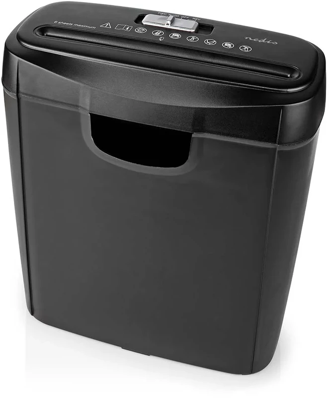 NEI Nedis PASH112BKA4 dokumentų naikiklis Smulkinimas juostelėmis 22 cm Juoda
