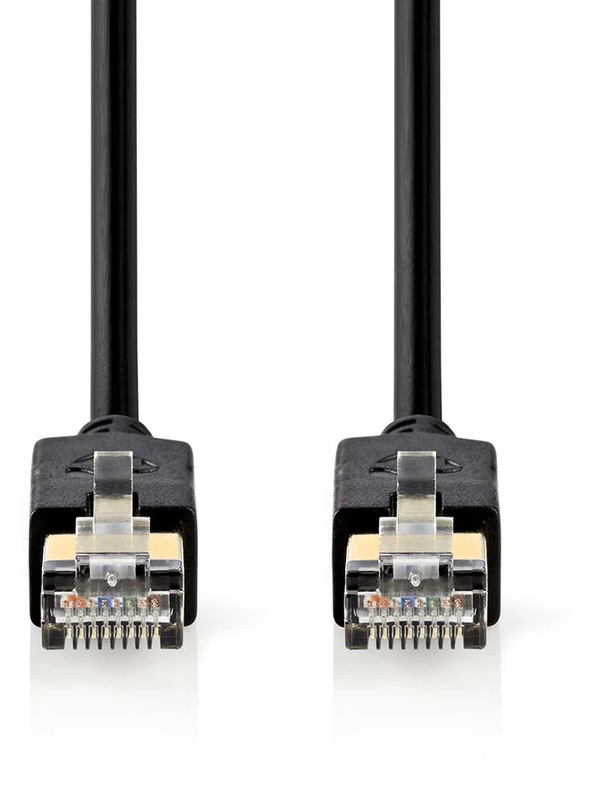 Nedis Cat 6 kabelis | RJ45 jungtis | RJ45 jungtis | F/UTP | 5,00 metrų | apvalus | LSZH / PVC | Antracitas | Pakuotė su peržiūros langeliu