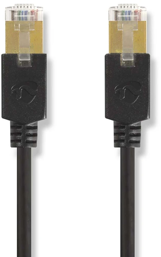 Nedis Cat 6 kabelis | RJ45 jungtis | RJ45 jungtis | F/UTP | 15,0 m apskritimas | LSZH / PVC | Antracitas | Pakuotė su peržiūros langeliu