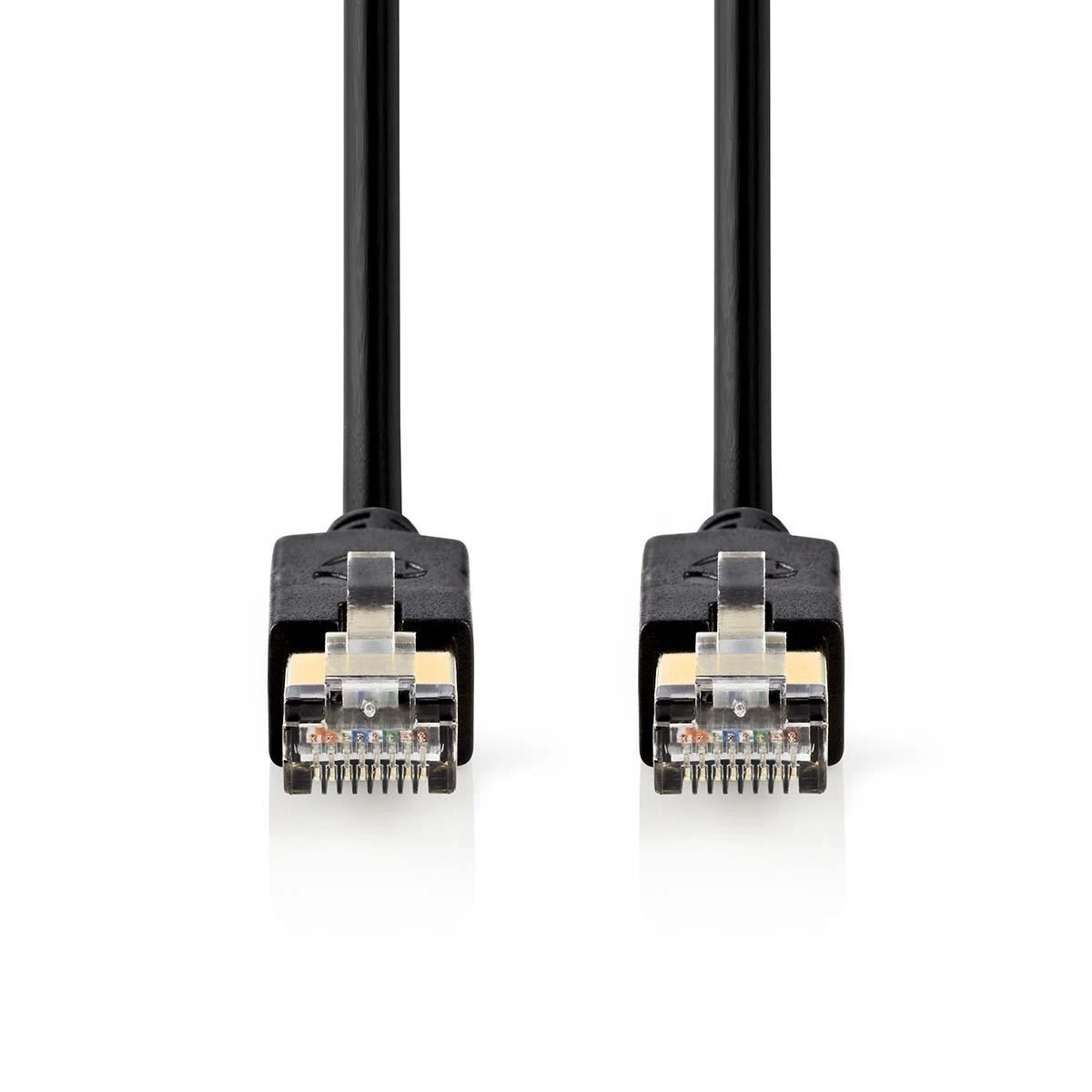 Nedis Cat 6 kabelis | RJ45 jungtis | RJ45 jungtis | F/UTP | 15,0 m apskritimas | LSZH / PVC | Antracitas | Pakuotė su peržiūros langeliu