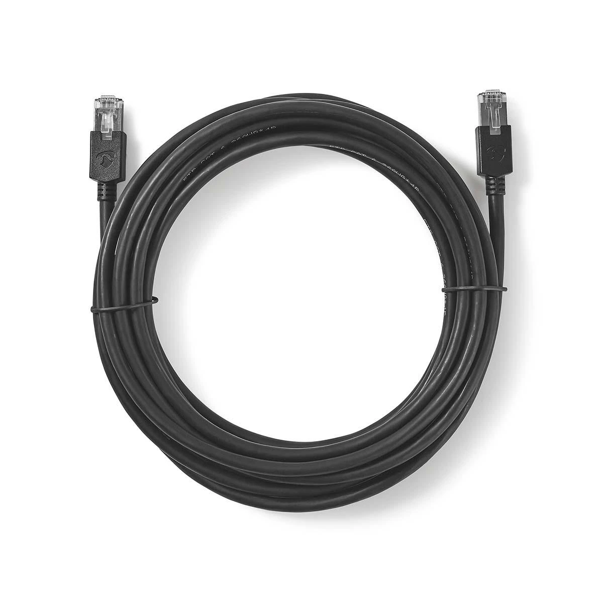 Nedis Cat 6 kabelis | RJ45 jungtis | RJ45 jungtis | F/UTP | 15,0 m apskritimas | LSZH / PVC | Antracitas | Pakuotė su peržiūros langeliu