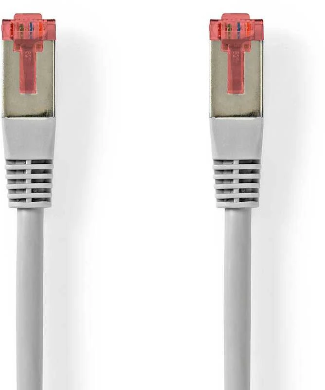 Nedis Cat 6 Kabelis | RJ45 Stecker | RJ45 Stecker | S/FTP | 2.0 m | rund | ABS / PVC | Grau | Aufhänger