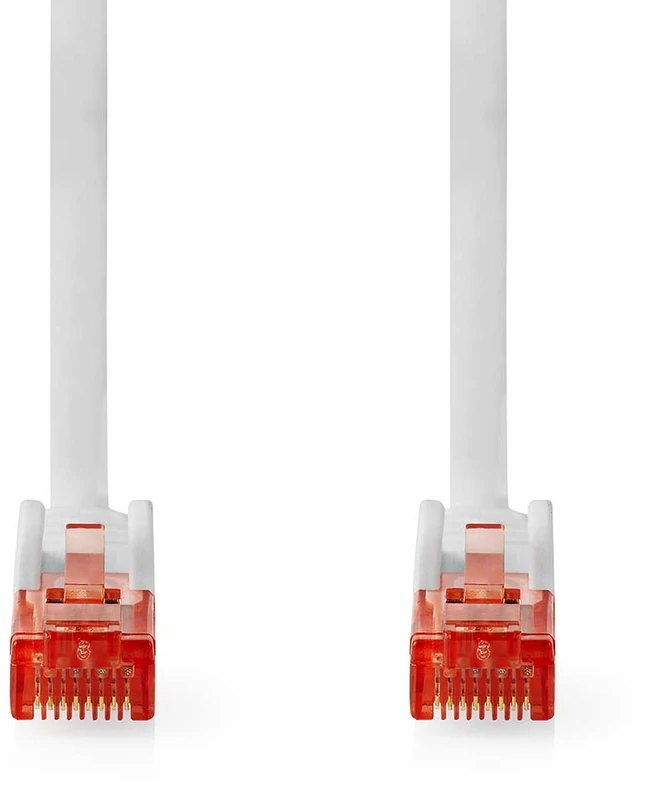 Nedis CAT6-Netzwerkkabel - RJ45 Stecker | 3.00 m | baltas U/UTP | Rund | PVC | Label